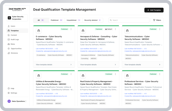 Template Library & Configurator